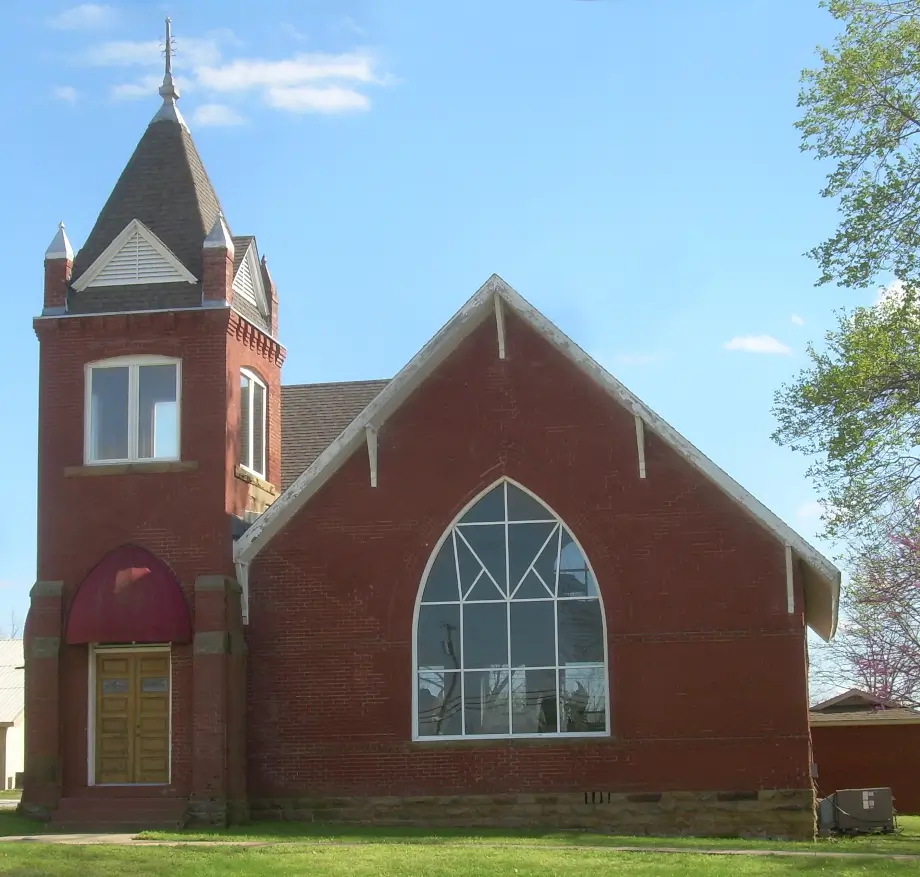Coweta OK Mission Bell Museum historic First Presbyterian Church on National Register of Historic Places